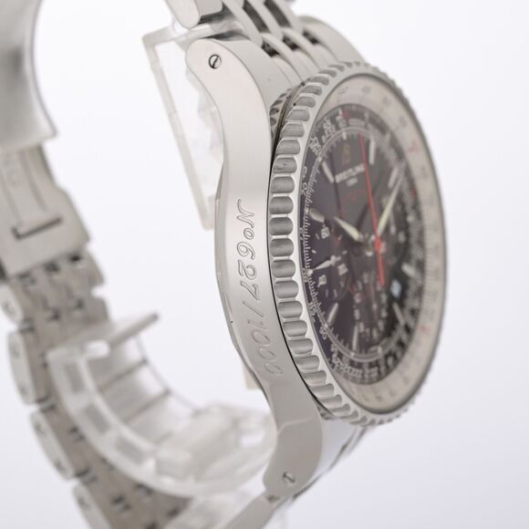Serviced Breitling Navitimer Montbrilliant Legend A23350 Black Men's Watch B+P - Picture 7 of 14